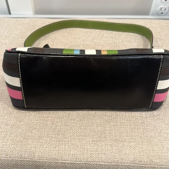 Kate Spade Striped Handbag Vintage - Picture 3 of 10
